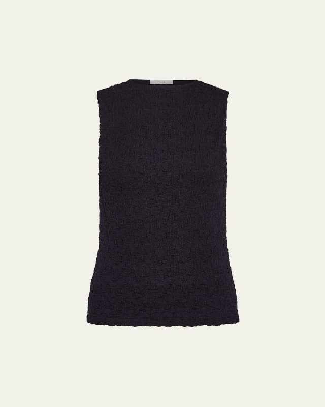 Sleeveless Smocked Top